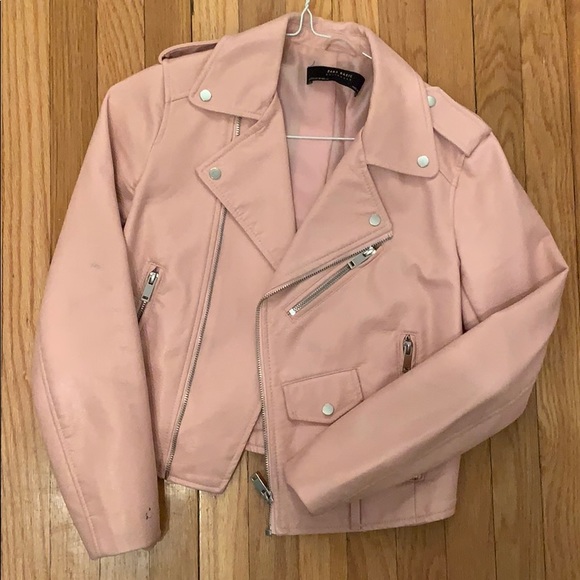 Pink leather jacket! - Picture 1 of 2